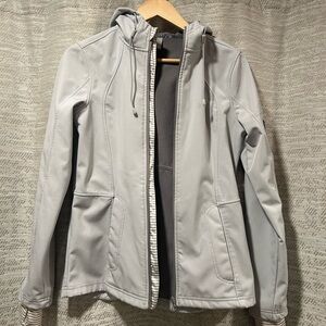 Mondetta Women’s Gray Hooded Jacket